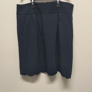 LOFT Navy Mini Skirt